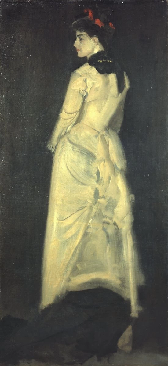 Ames McNeill Whistler - Armonia tra il colore della carne e il nero, Ritratto della signora Louise Jopling, The Hunterian, Università di Glasgow